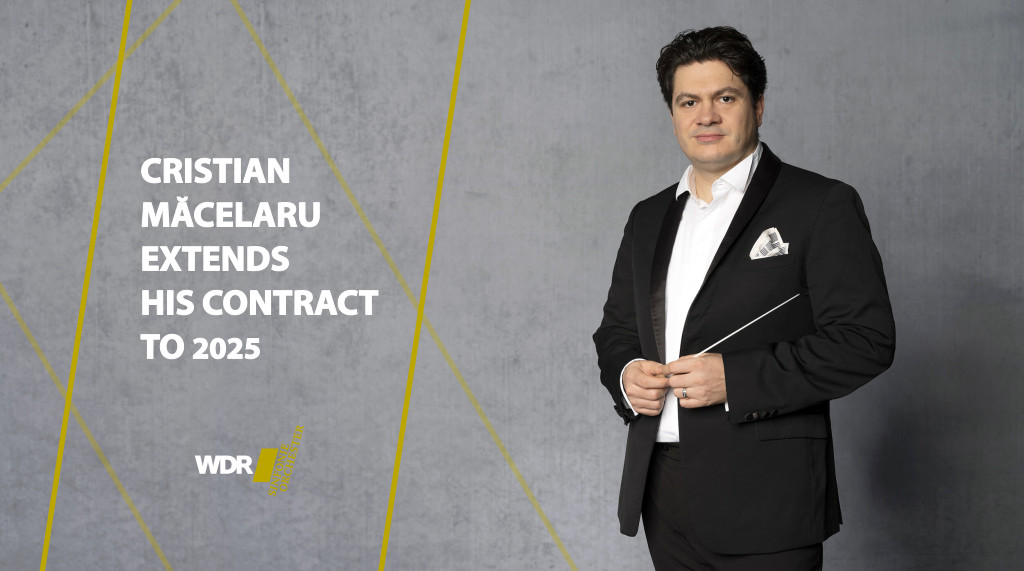 WDR Sinfonieorchester extends Cristian Măcelaru’s Chief Conductor contract to 2025